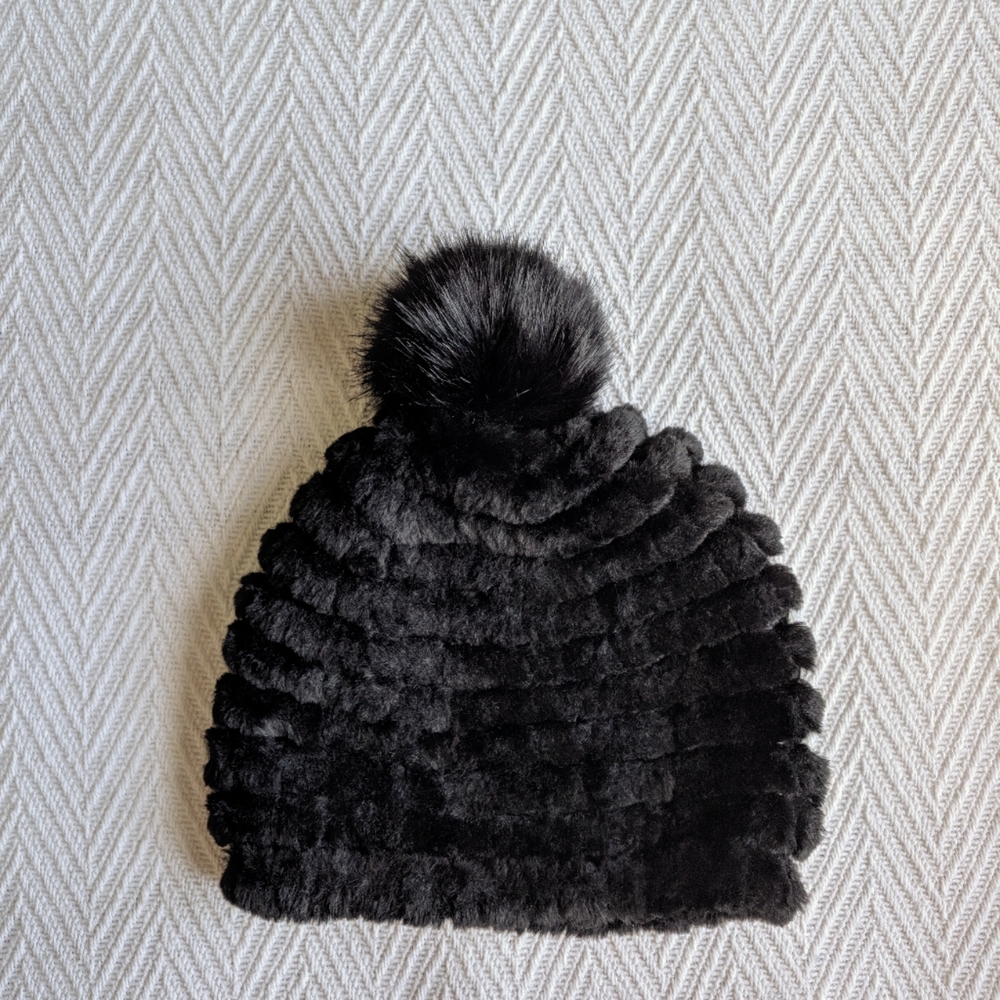 Calvin Klein Faux fur beanie